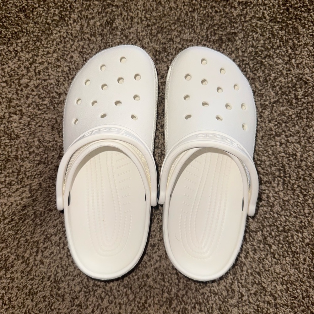 White Crocs Clogs